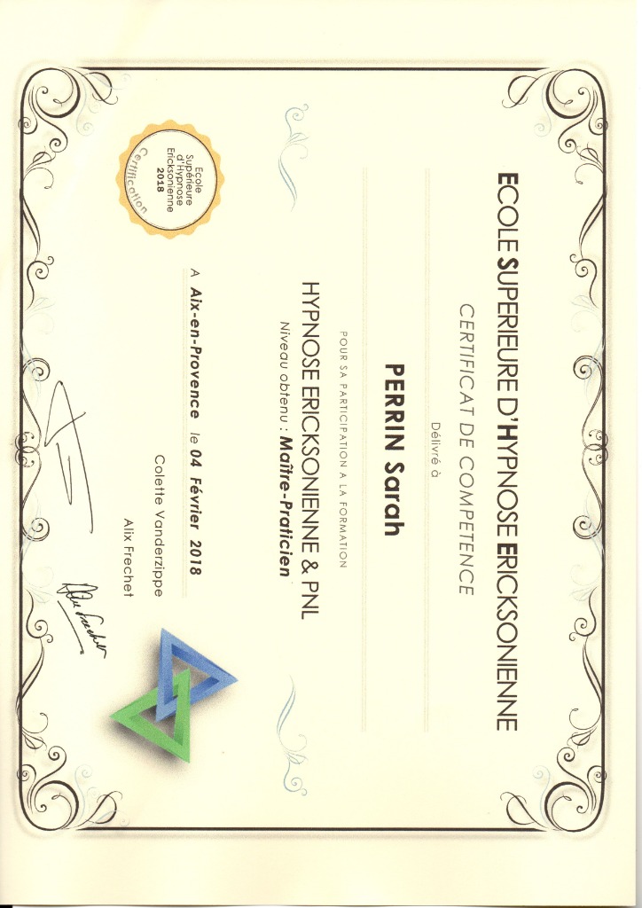 photo activite Sarah Perrin