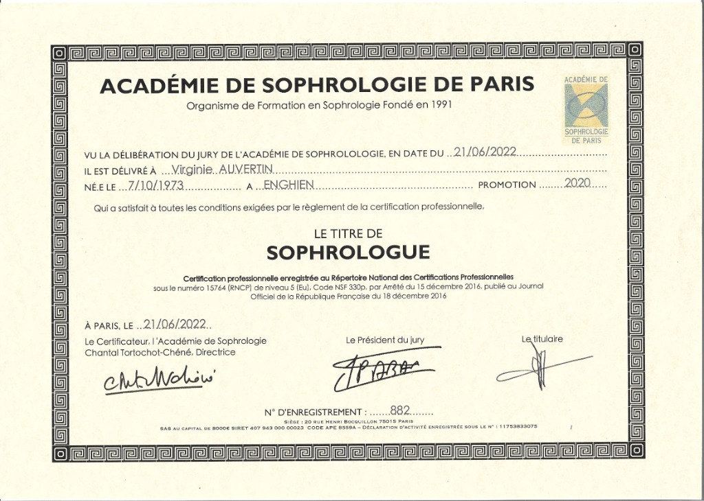photo diplome Virginie AUVERTIN