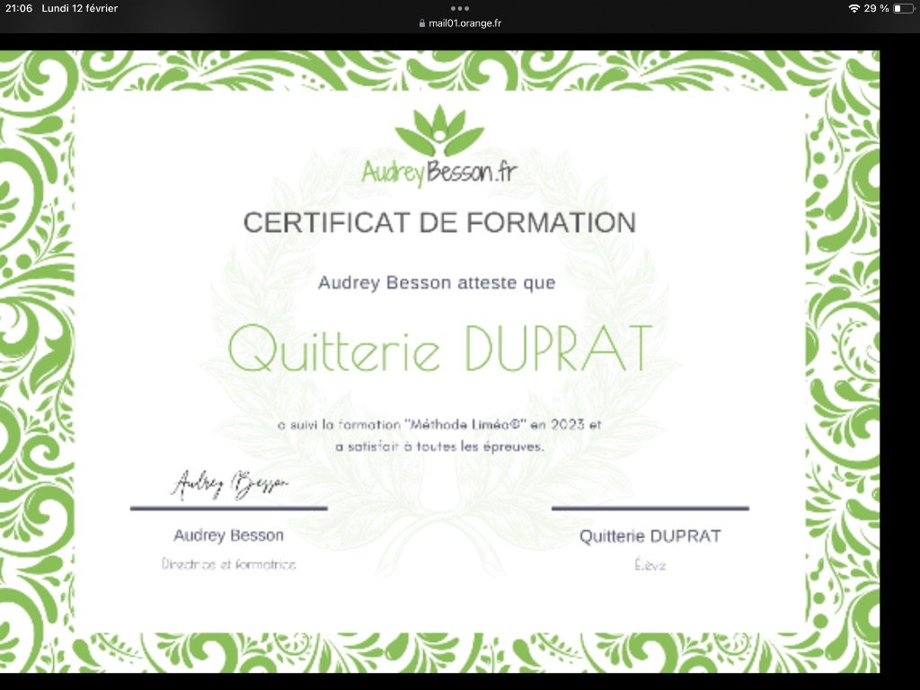 photo diplome Quitterie Duprat