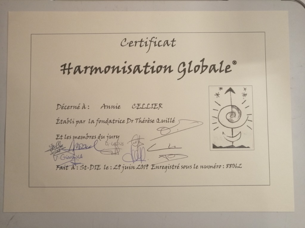 photo diplome Annie Cellier