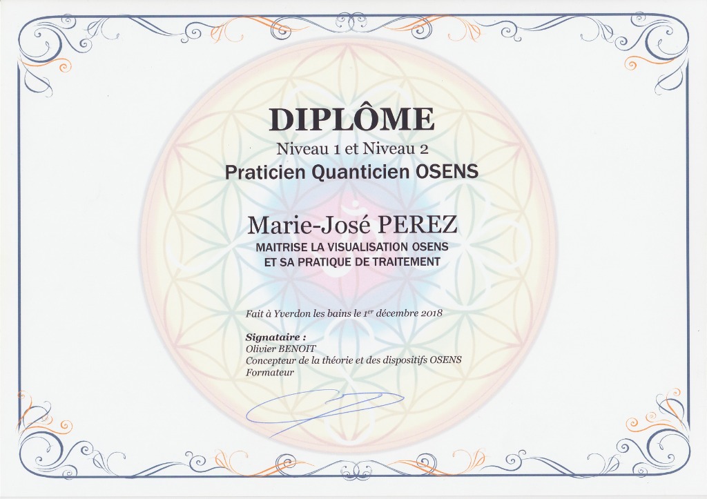 photo diplome Marie-José Perez