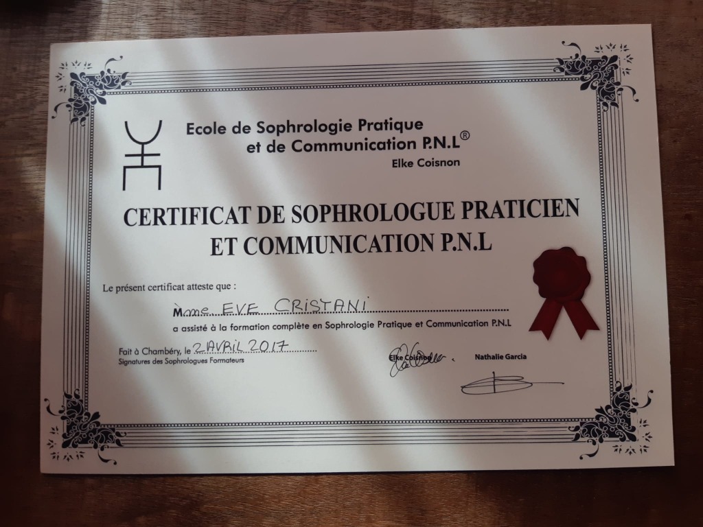 photo diplome Eve Cottaz