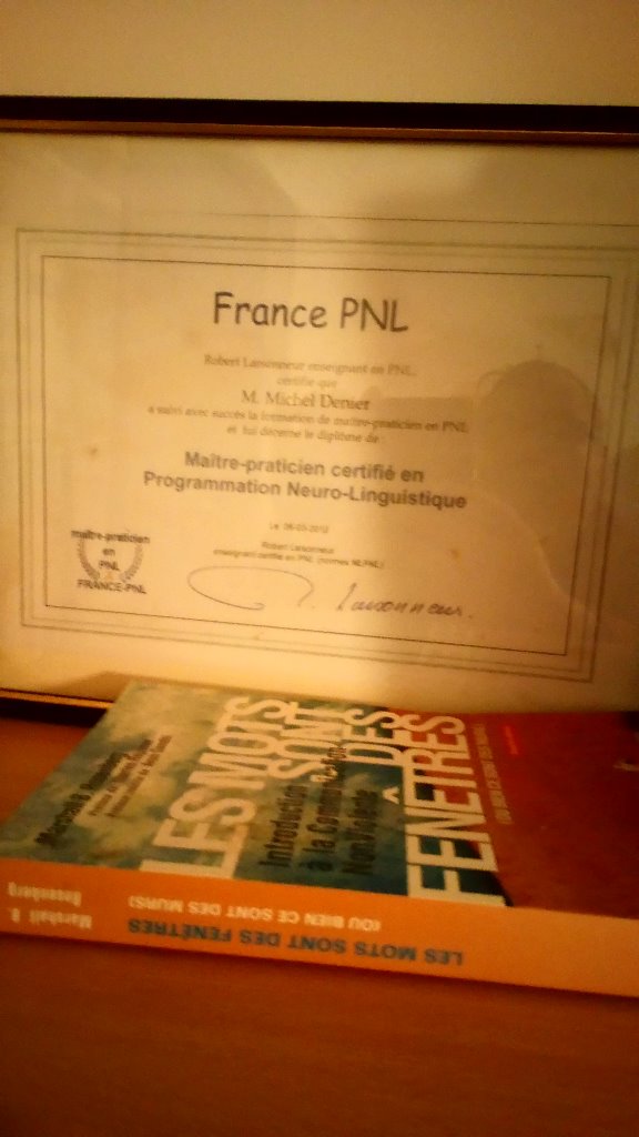 photo diplome Michel Denier