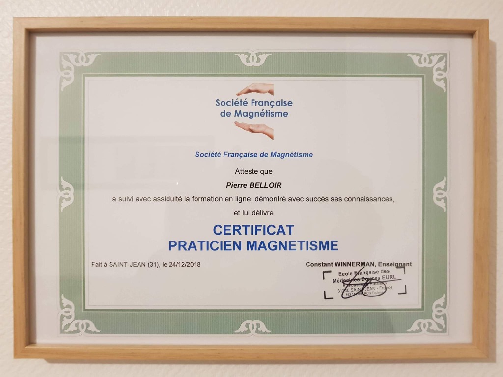 photo diplome Pierre Belloir