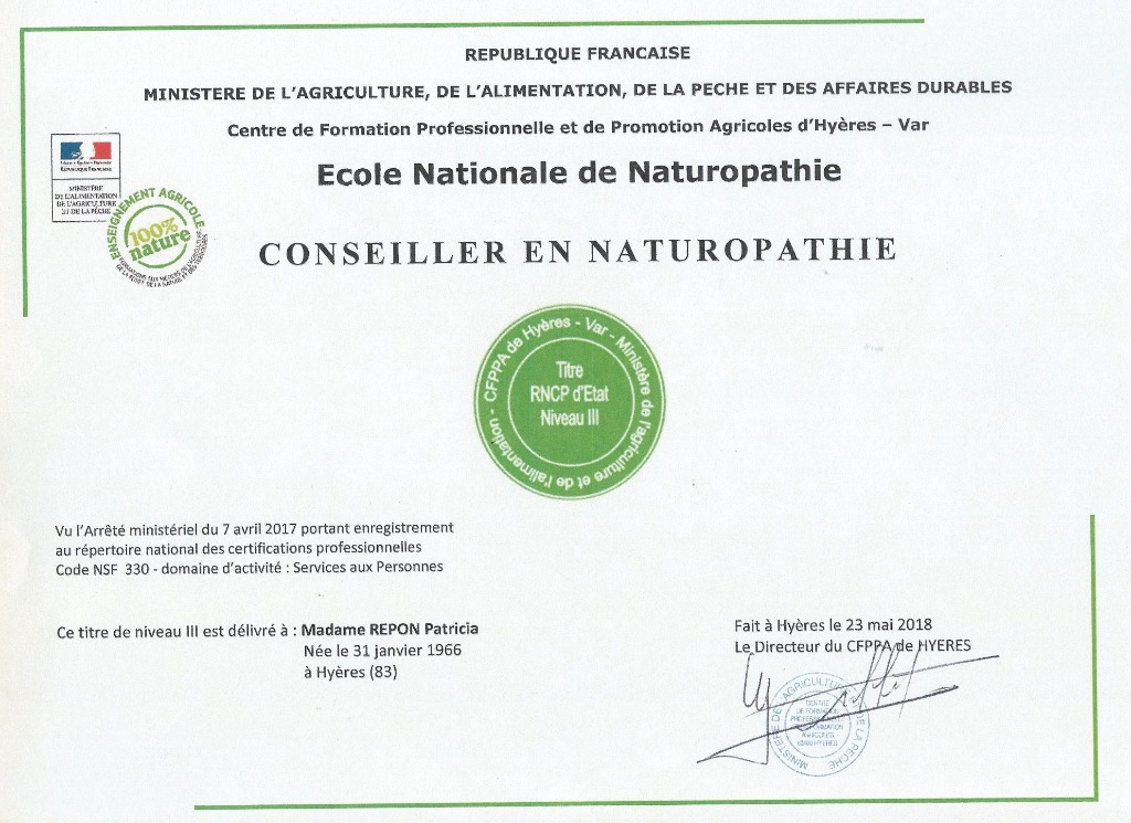 photo diplome PATRICIA REPON