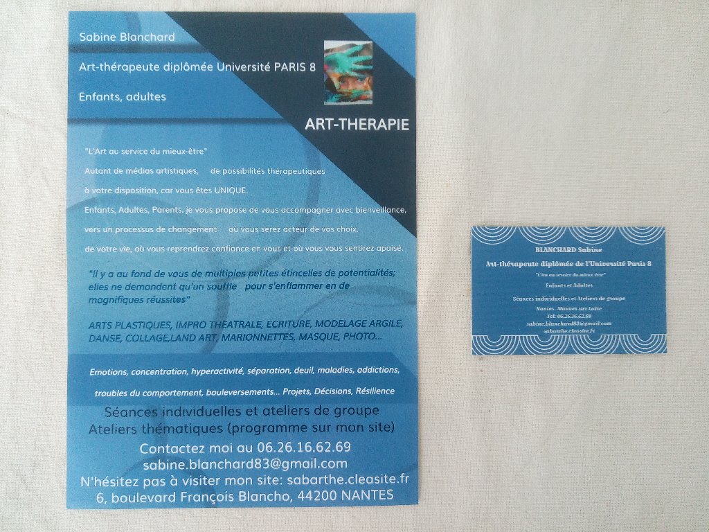 photo diplome Sabine Blanchard