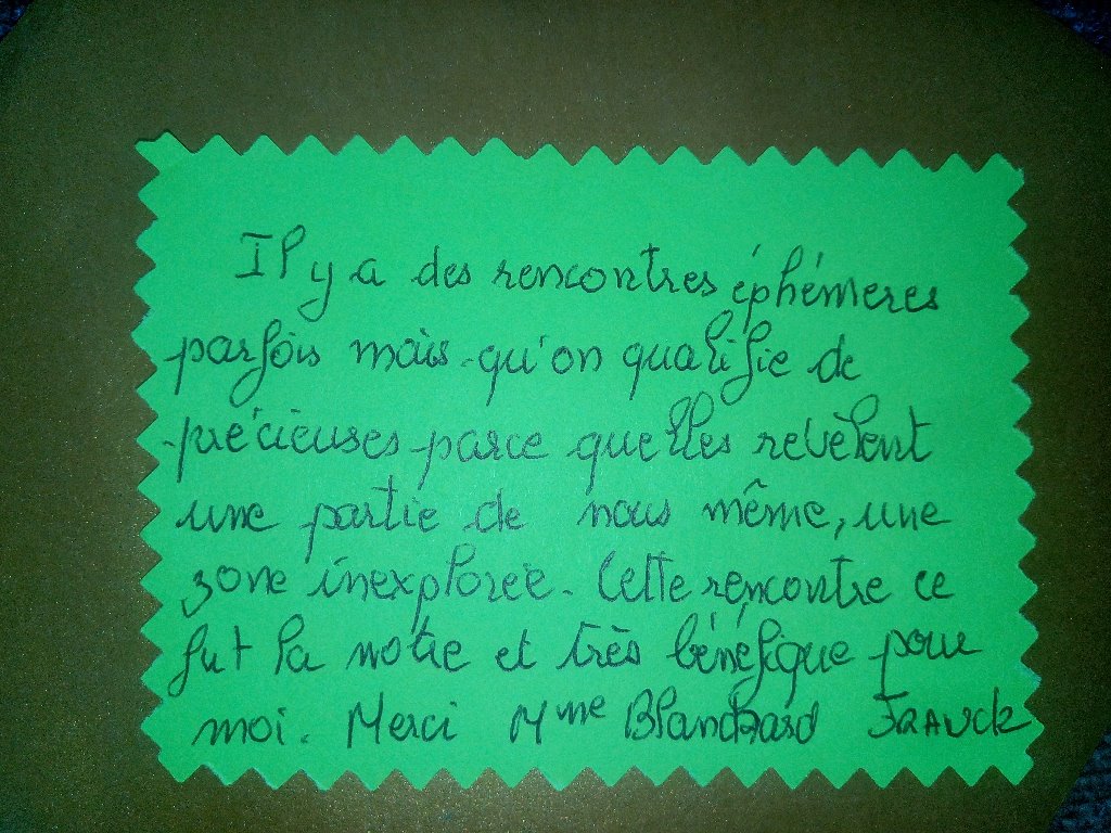 photo seance Sabine Blanchard