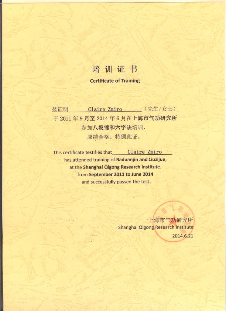 photo diplome Claire Zmiro