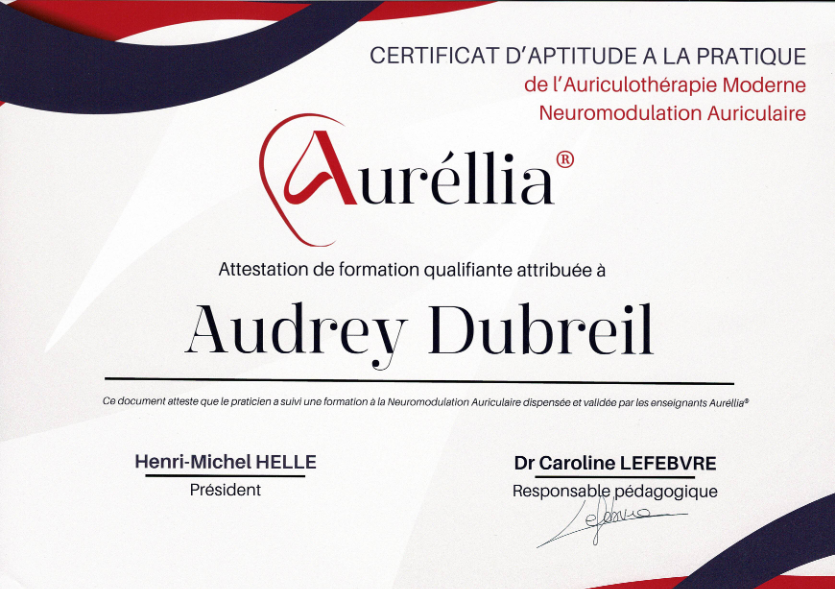 photo diplome Audrey Dubreil