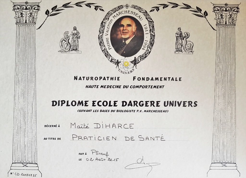 photo diplome Maite DIHARCE