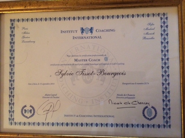 photo diplome Sylvie Andrée TISSOT BOURGEOIS