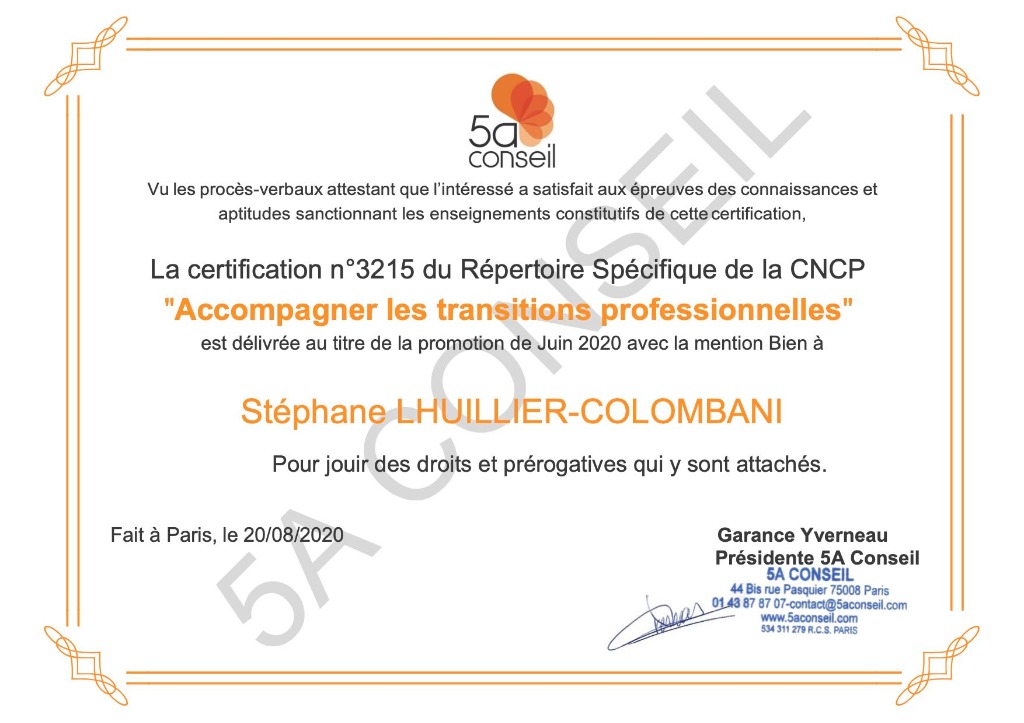 photo diplome stéphane lhuillier colombani