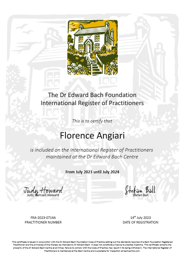 photo diplome Florence Angiari BFRP