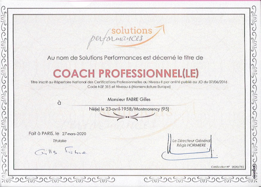 photo diplome Gilles FABRE