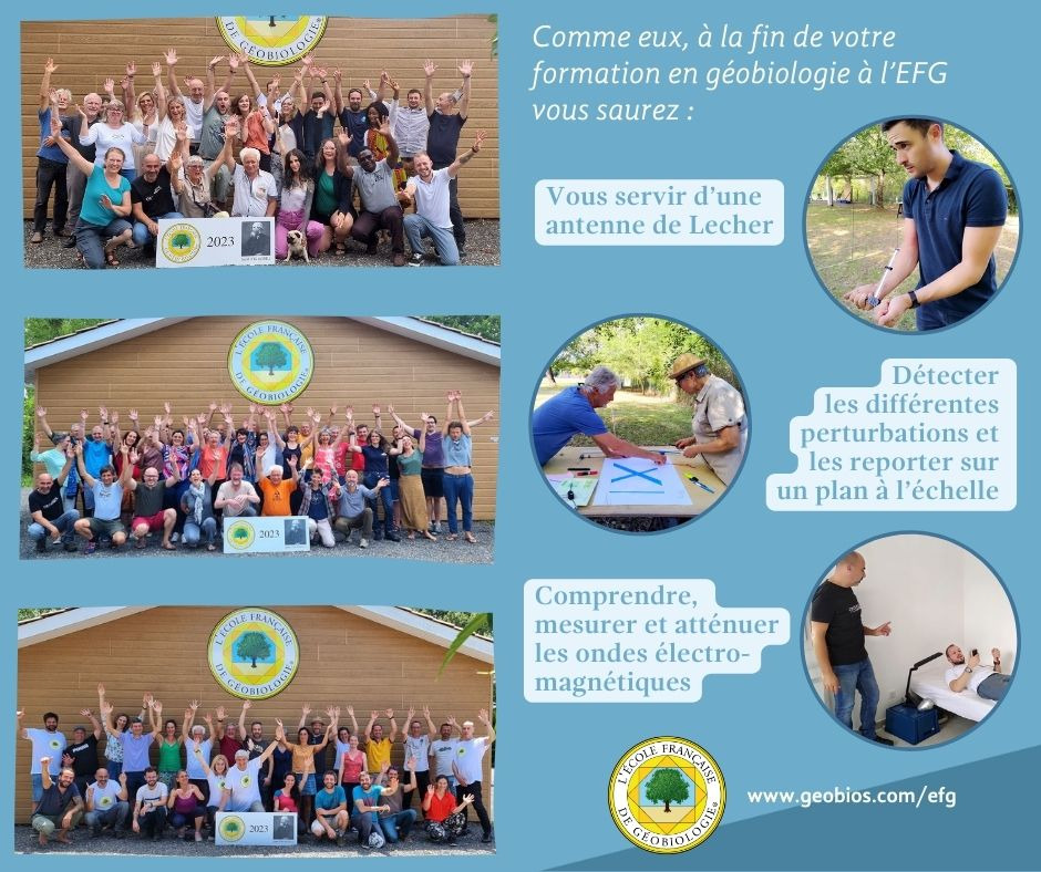 photo seance École Française de Géobiologie