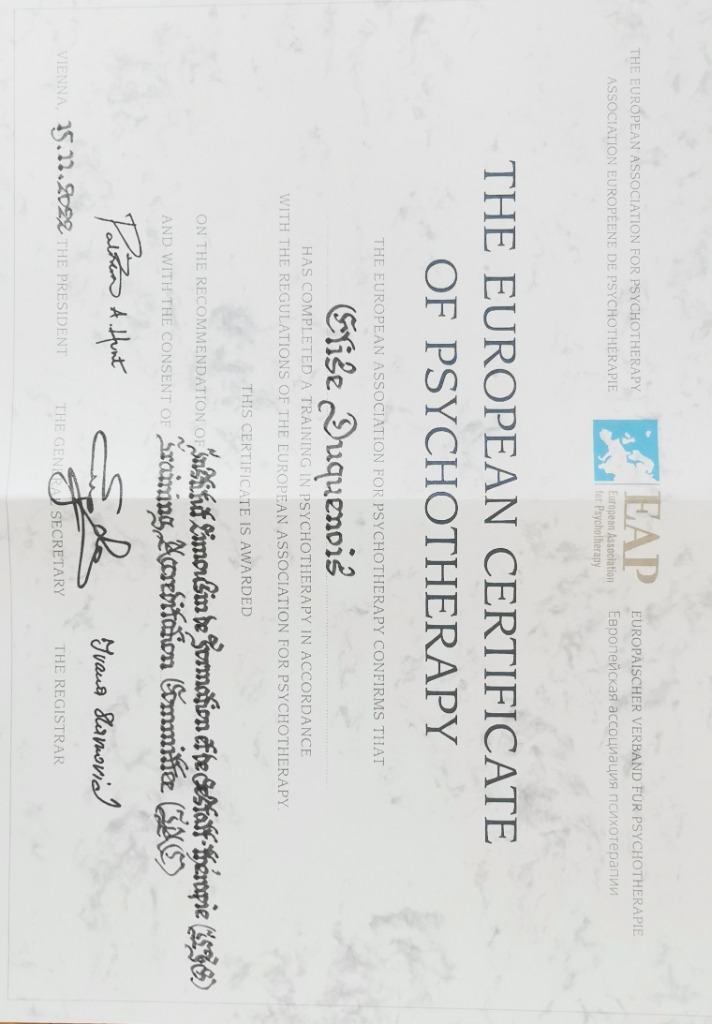 photo activite Elise Duquenois