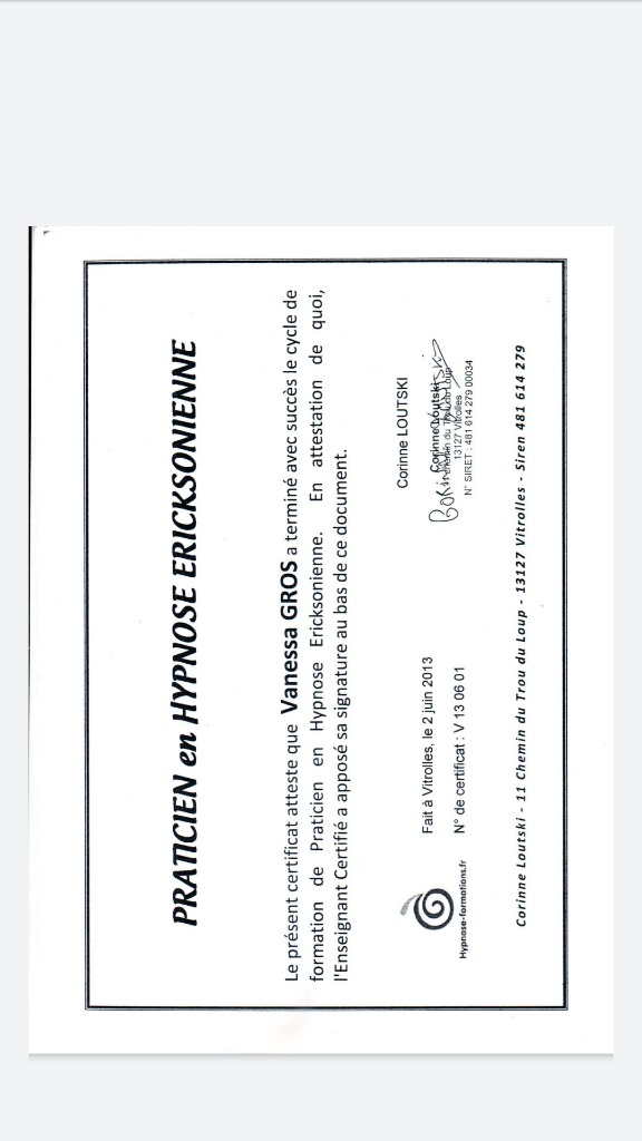 photo diplome VANESSA GROS