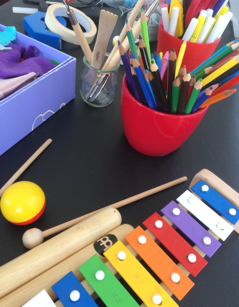 photo seance L´Intermède Art Thérapie