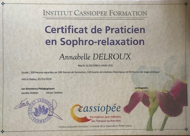 photo diplome Delroux Annabelle 