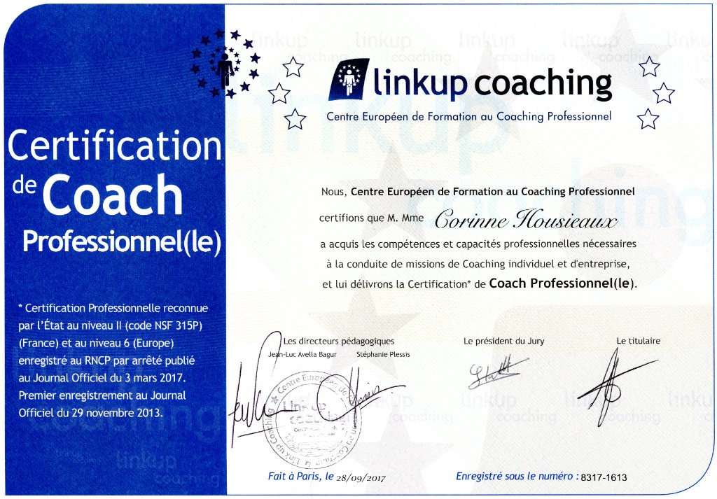 photo diplome Corinne Housieaux