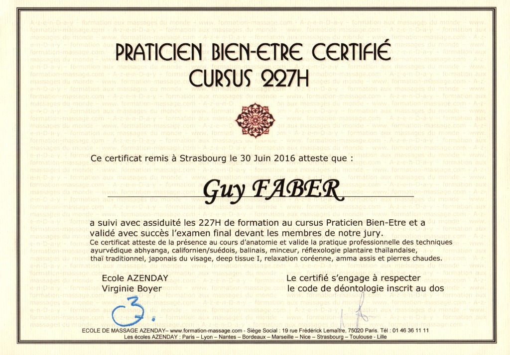 photo diplome GUYTOUZEN