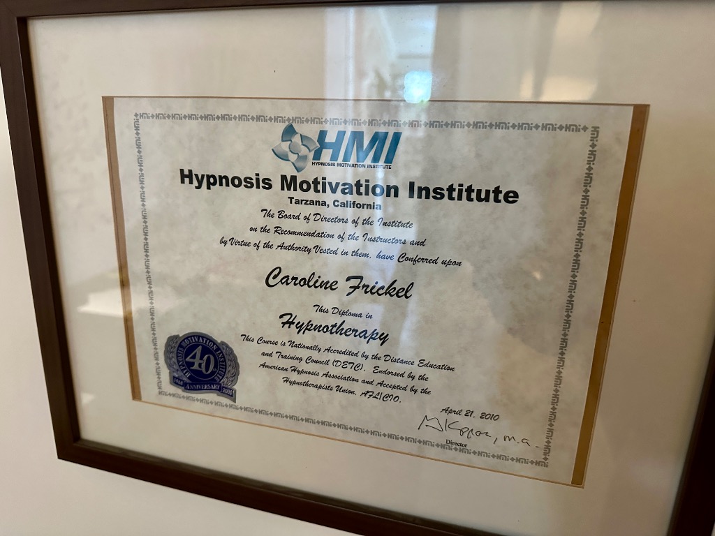 photo diplome CAROLINE FRICKEL