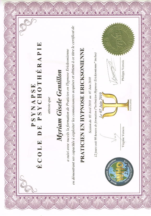 photo diplome Gis Myriam