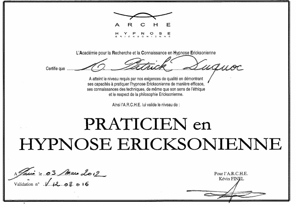 photo diplome Patrick Duquoc