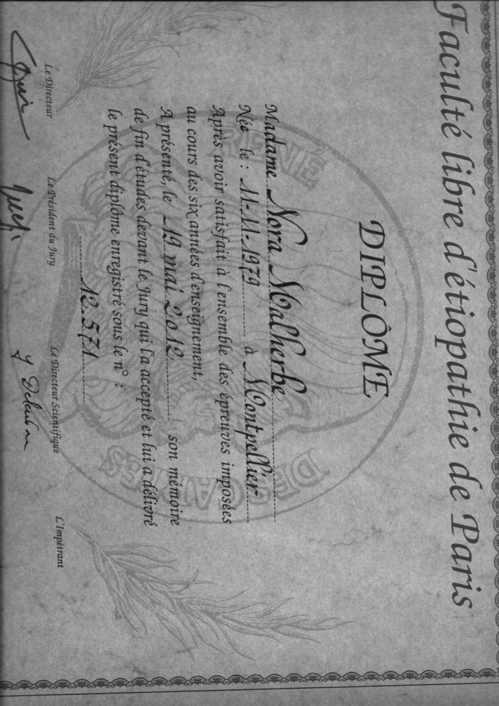 photo diplome Nora Villemont