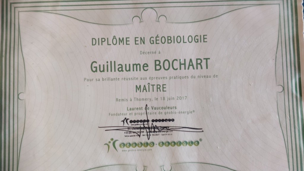 photo diplome Guillaume Bochart
