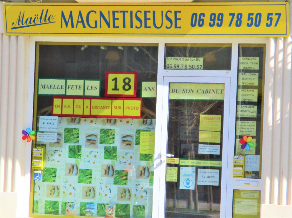 photo cabinet Maëlle Magnétiseuse (RV ou PHOTOS)