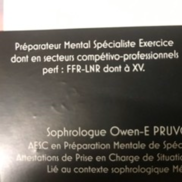 SOPHROLOGUE OWEN -EM PRUVOST