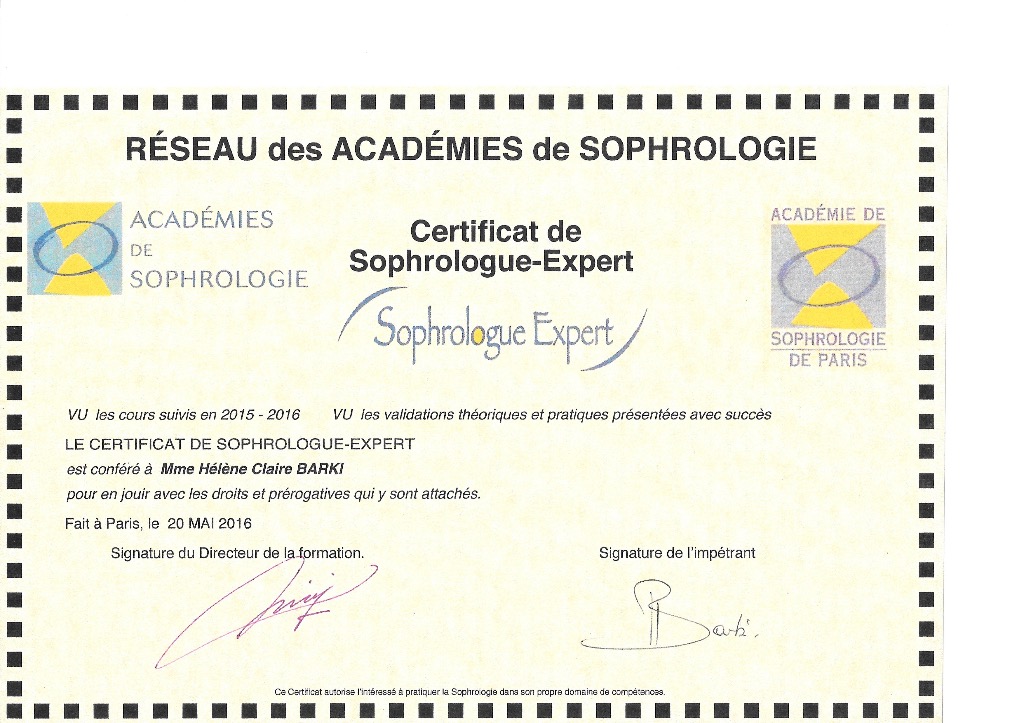 photo diplome Helene Barki