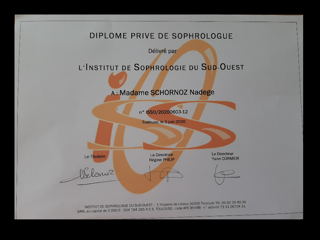 photo diplome Nadège Schornoz
