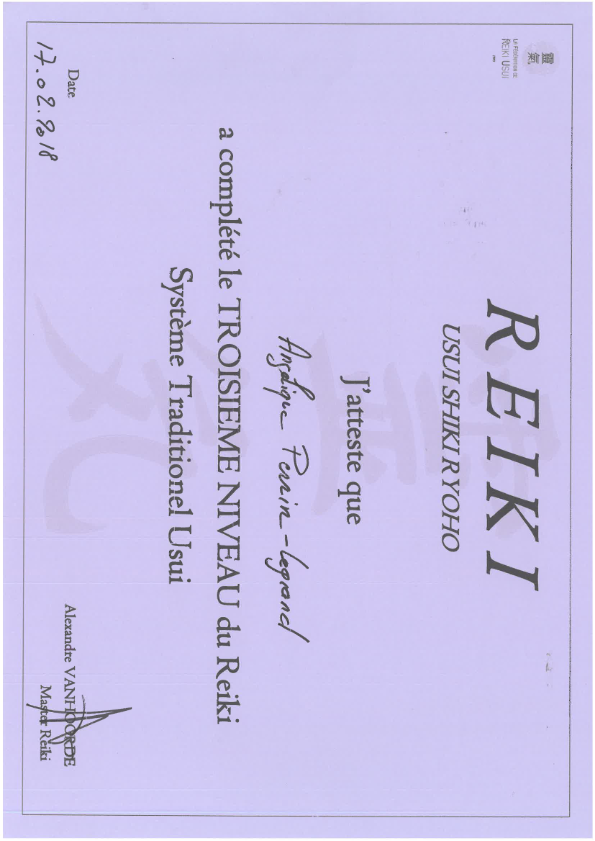 photo diplome Angélique Nature & Energie