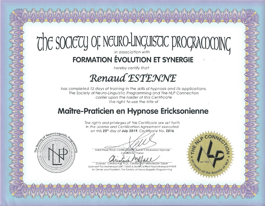 photo diplome Renaud Estenne 