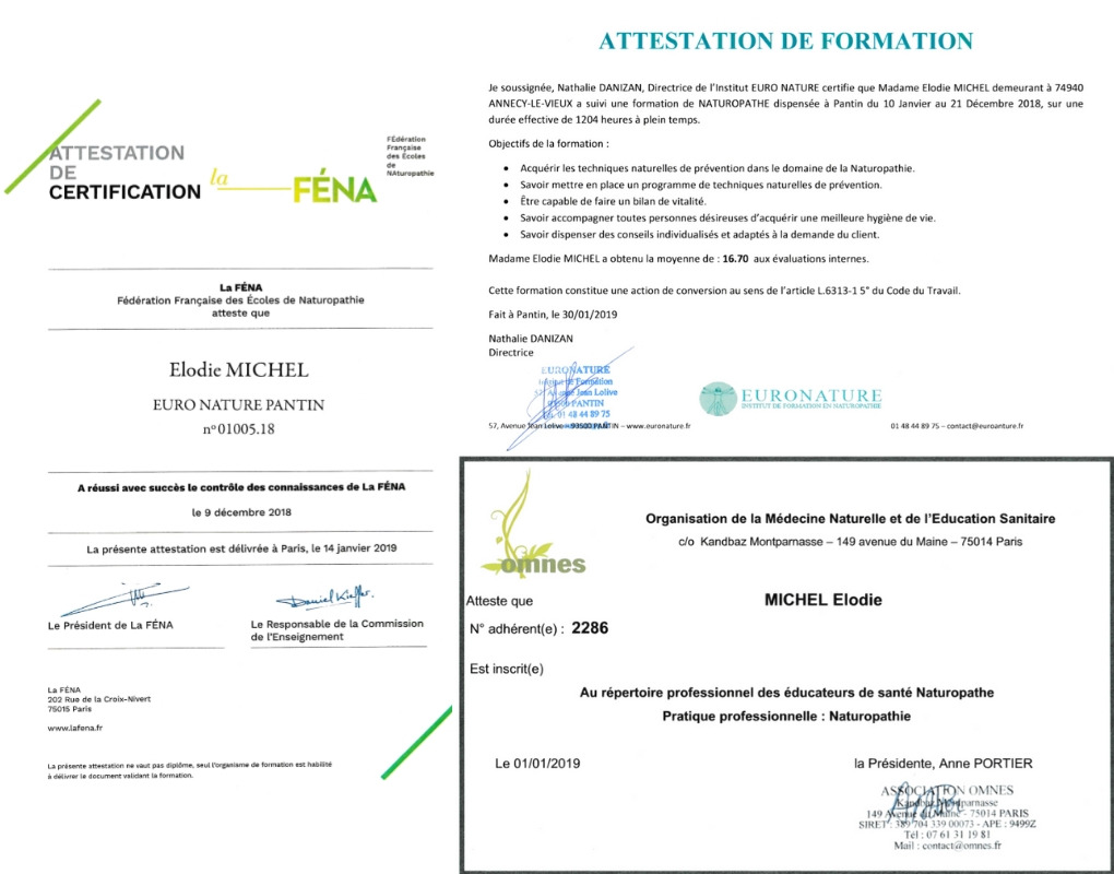 photo diplome Elodie Michel