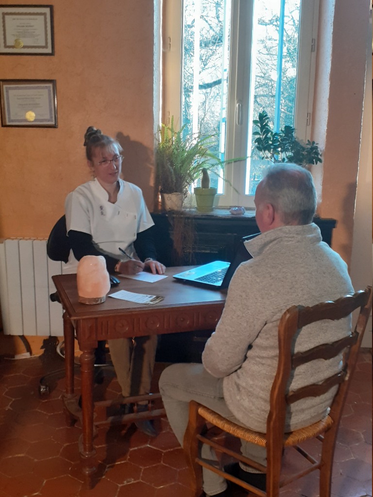 photo seance Chystelle Bourdot Espace Bien-être du Chêne