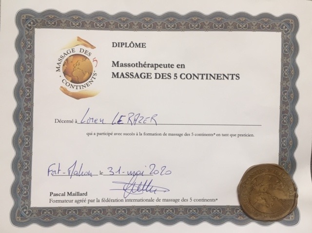 photo diplome Au Coeur de l'E-Sens-Ciel