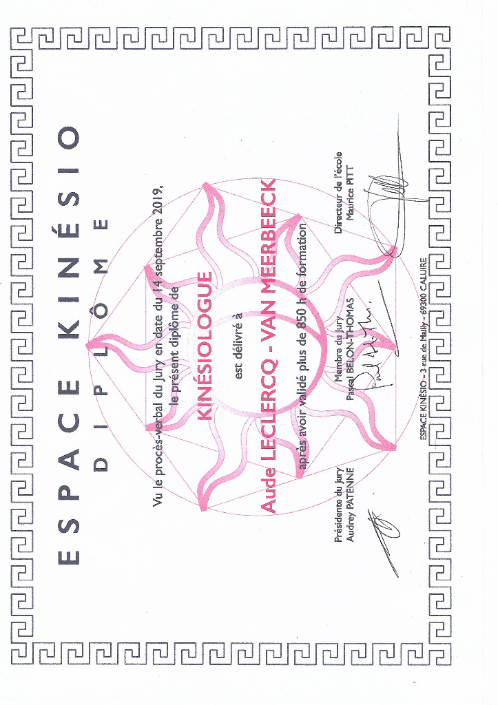 photo diplome Aude Leclercq