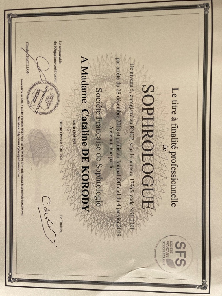 photo diplome CATALINE DE KORODY 