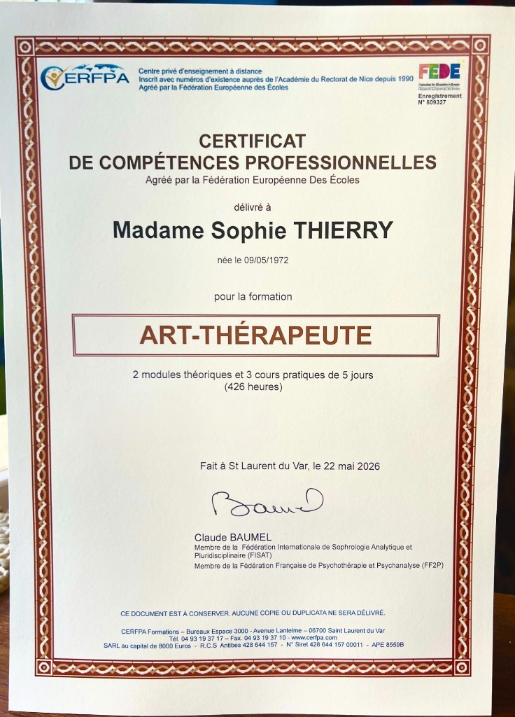 photo diplome Sophie THIERRY