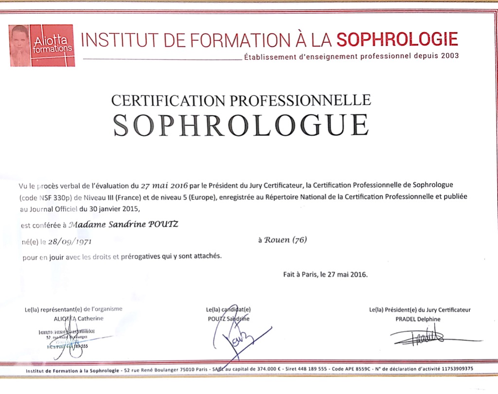 photo diplome MENAGER Sandrine