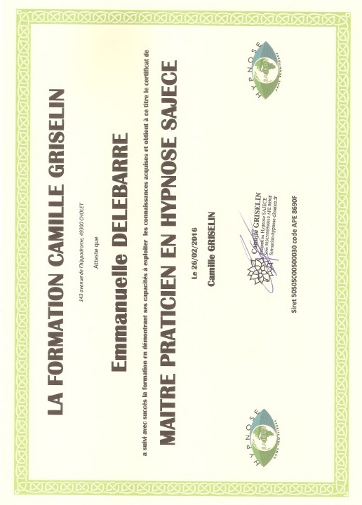 photo diplome Emmanuelle AVERLAND