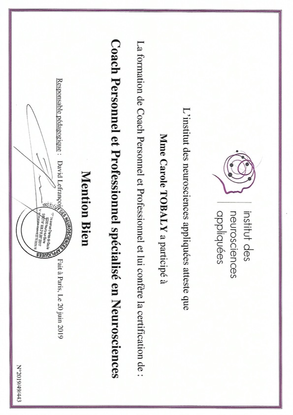 photo diplome Serenycap