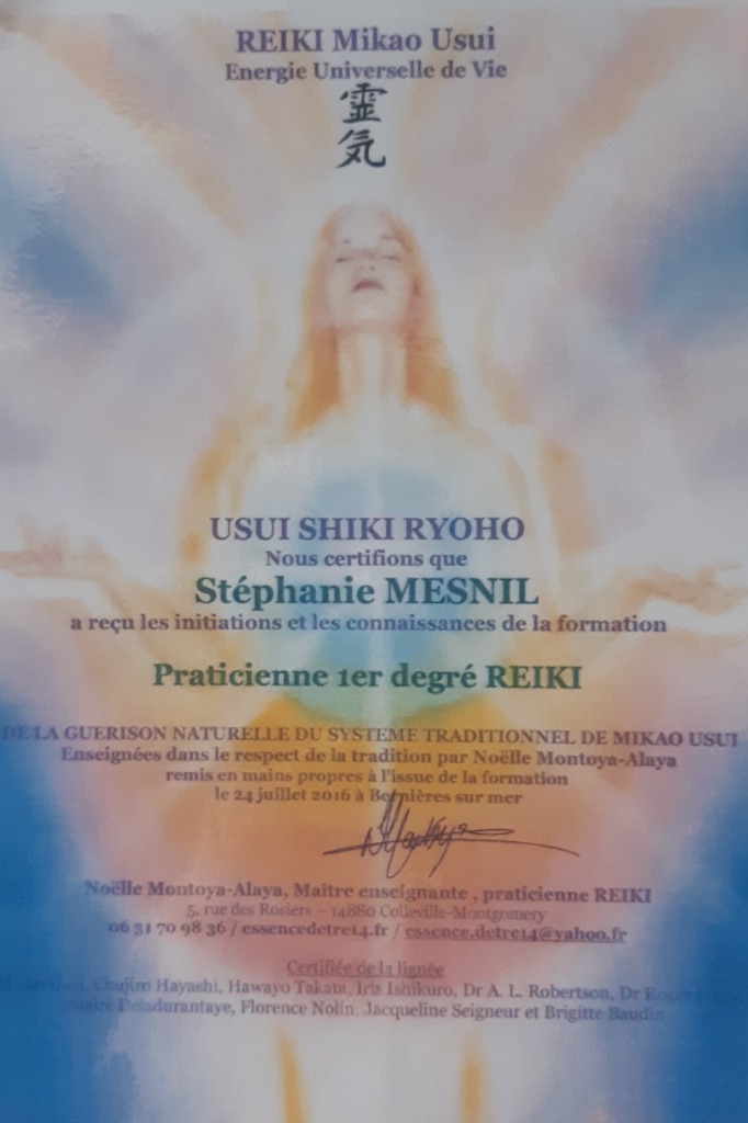 photo diplome Stéphanie MESNIL 