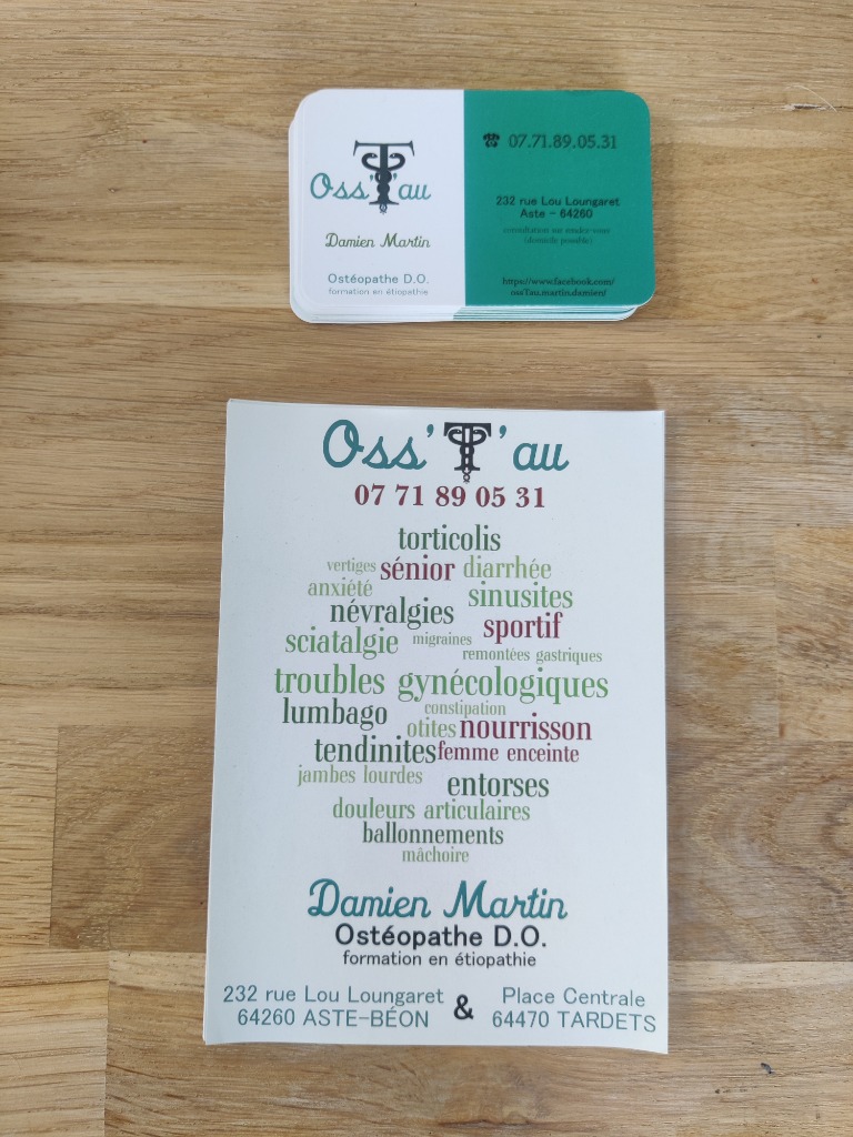 photo seance Ostéopathe Ossau - Damien MARTIN
