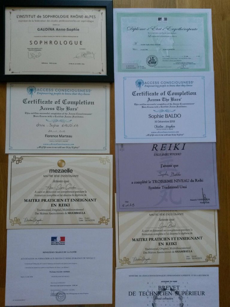 photo diplome Lézâmso - Mieux-Être