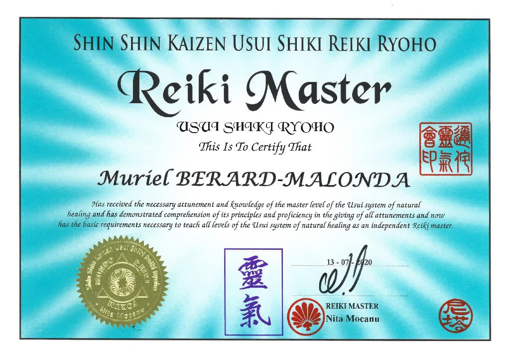 photo diplome Muriel Bérard