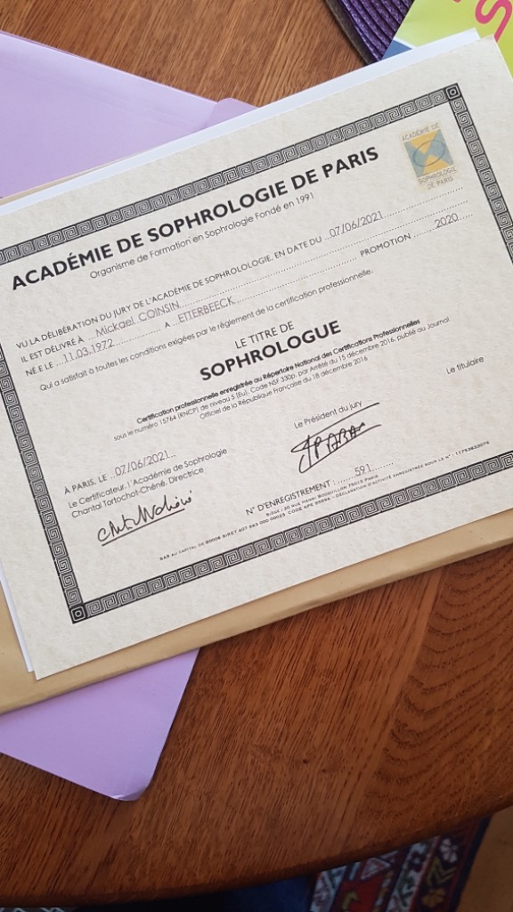 photo diplome Mickaël COINSIN